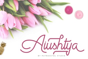 Aiushtya Font: A Monoline Script for Modern Branding