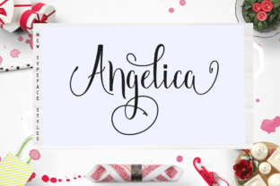 Angelica Font: Elegant Handwritten Type for Editorial Design