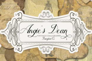 Angie's Dean Font: Elegant Script for Handmade Products