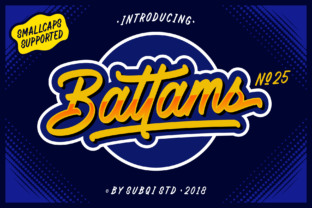 Battams Font: Bold Script for Business Branding