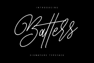 Batters Font: Handcrafted Elegance for Editorial Design