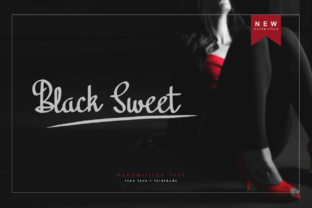Black Sweet Font: A Fresh Handwritten Typeface for Branding
