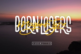 Born Losers Font: A Handwritten Typeface for Branding