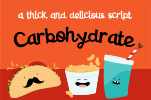 Carbohydrate Font: Whimsical Script for Editorial Design