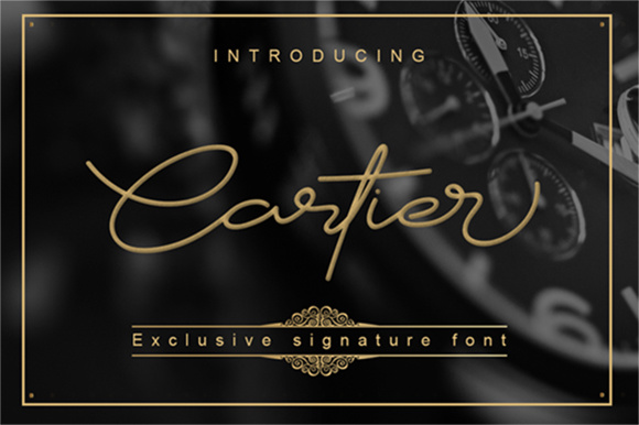 Cartier Font Review: Modern Script for Brand Identity