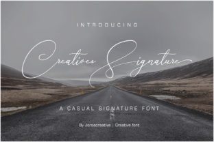 Creative Signature Font: Elegant Branding for Small Business
