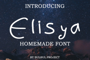 Elisya Font Review: A Modern Handmade Typeface for Branding
