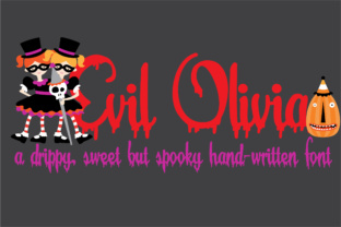 Evil Olivia Font: Dripping Script for Bold Campaigns