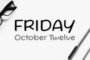 Friday October Twelve: A Modern Typeface for Editorial Design