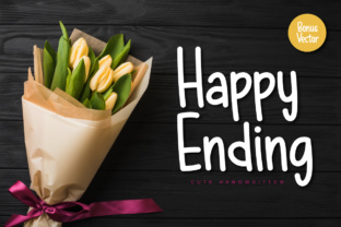 Happy Ending Font: A Fresh Handwritten Typeface for Editorial Design