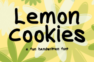 Lemon Cookies Font Review: A Handwritten Typeface for Playful Branding