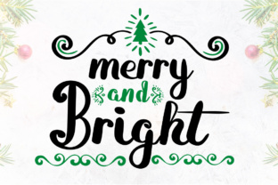 Merry and Bright Font: Festive Typography for Crafters