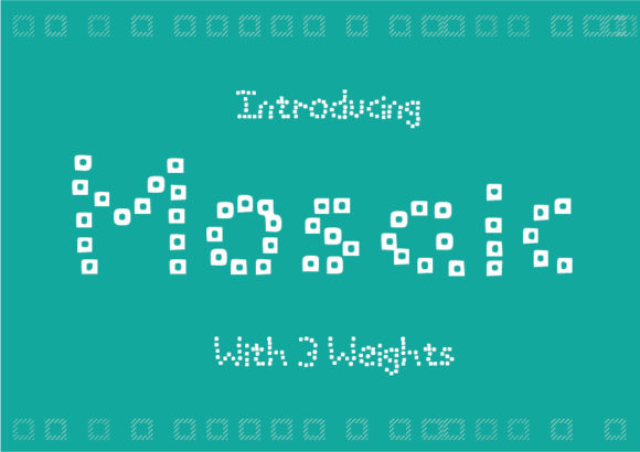 Mosaic Font: Adding Playful Texture to Web Layouts