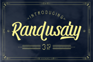 Randusary Font: A Modern Typeface for Editorial Design