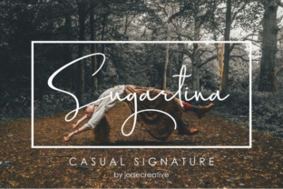 Sugartina Font: Elegant Handwritten Style for Editorial Design