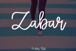Zabar Font: Handwritten Charm for Makers