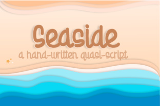ZP Seaside Font: Casual Script for Handmade Labels